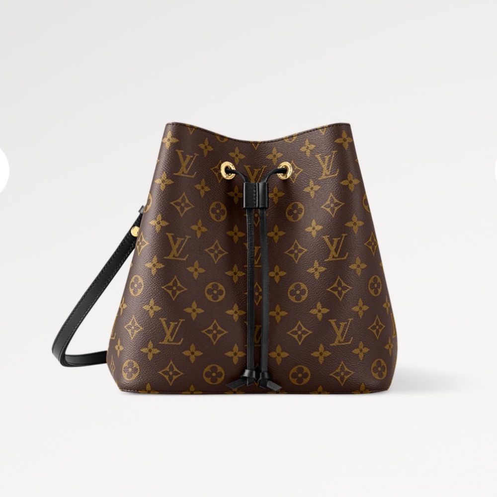 Authentic Louis Vuitton NeoNoe MM Monogram/ Black Bag